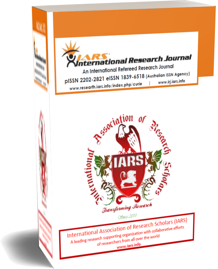 					View Vol. 5 No. 2 (2015): IARS' International Research Journal
				